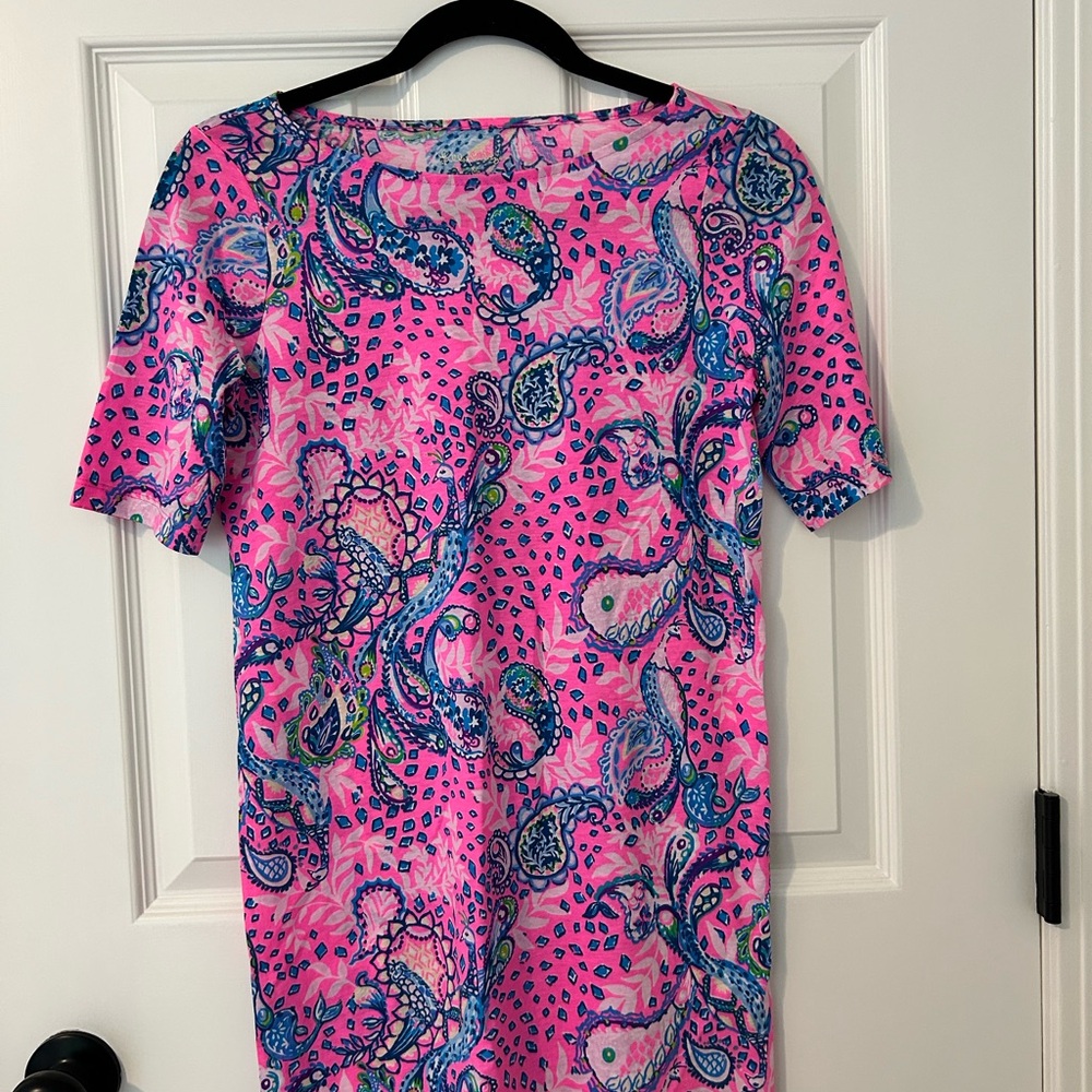 Girls Lilly Pulitzer Pink and Blue dress